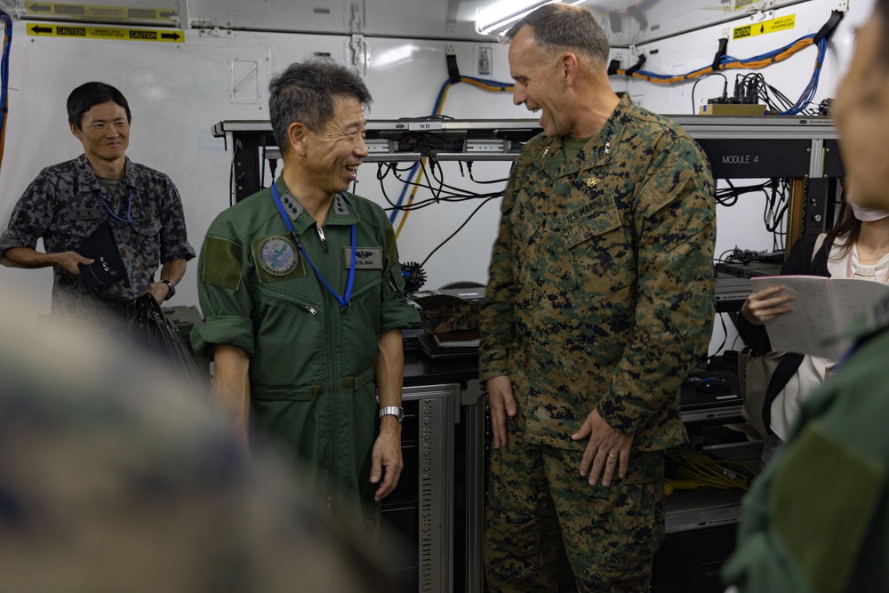 Ryukyu Shield 24 | 1st MAW CG and SWADF CG Visit Radar Hill