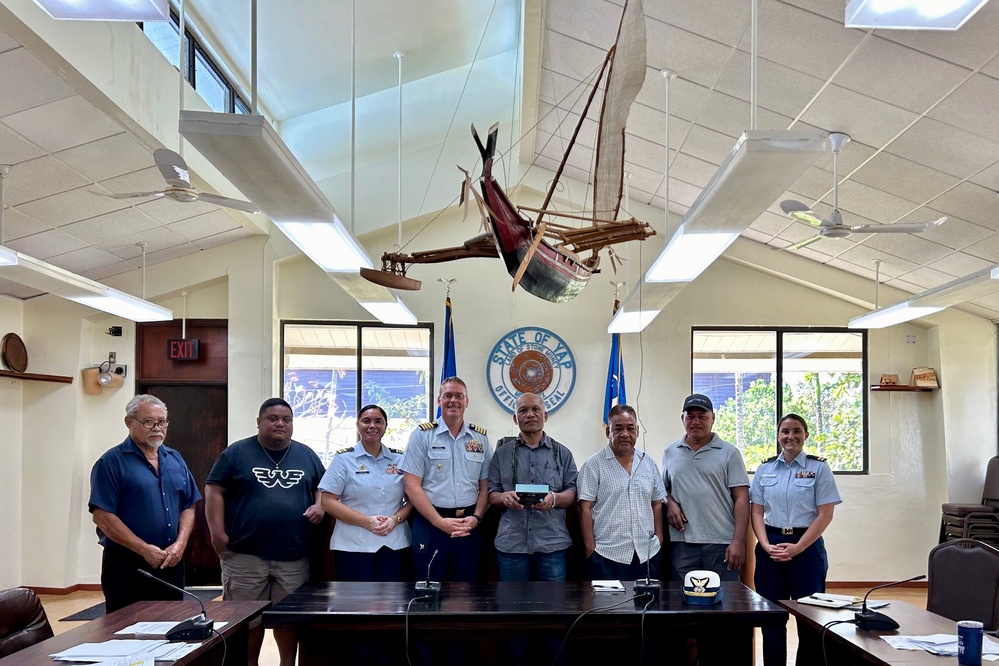 U.S. Coast Guard, Yap strengthen ties through key leader engagement, site visit