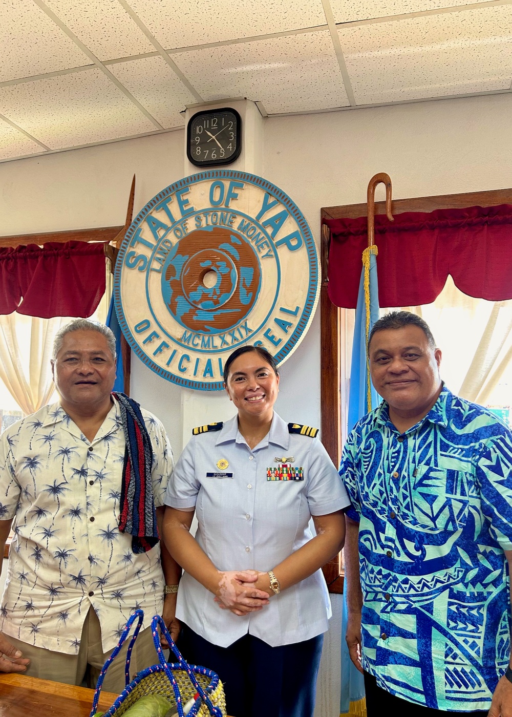 U.S. Coast Guard, Yap strengthen ties through key leader engagement, site visit