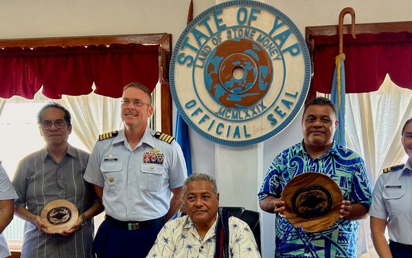 U.S. Coast Guard, Yap strengthen ties through key leader engagement, site visit