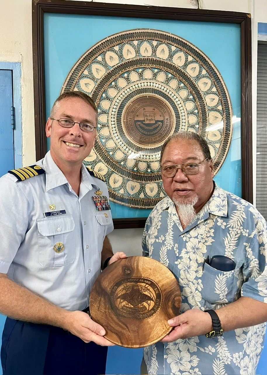 U.S. Coast Guard, Yap strengthen ties through key leader engagement, site visit