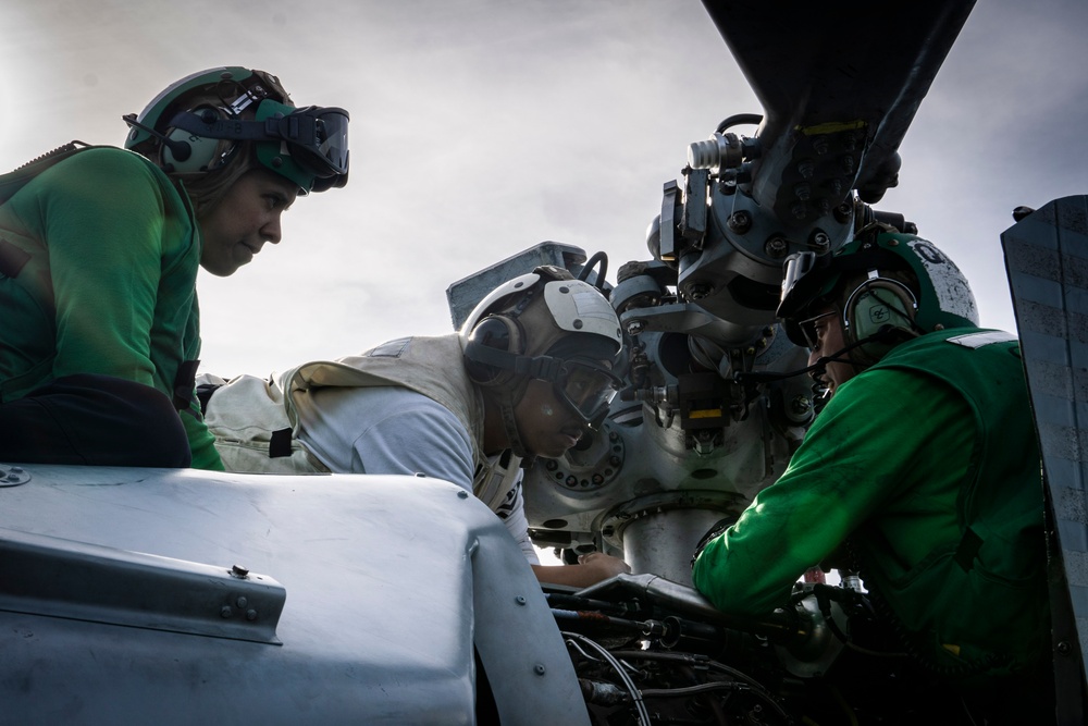 “Wildcards” of Helicopter Sea Combat Squadron (HSC) 23 Onboard Boxer