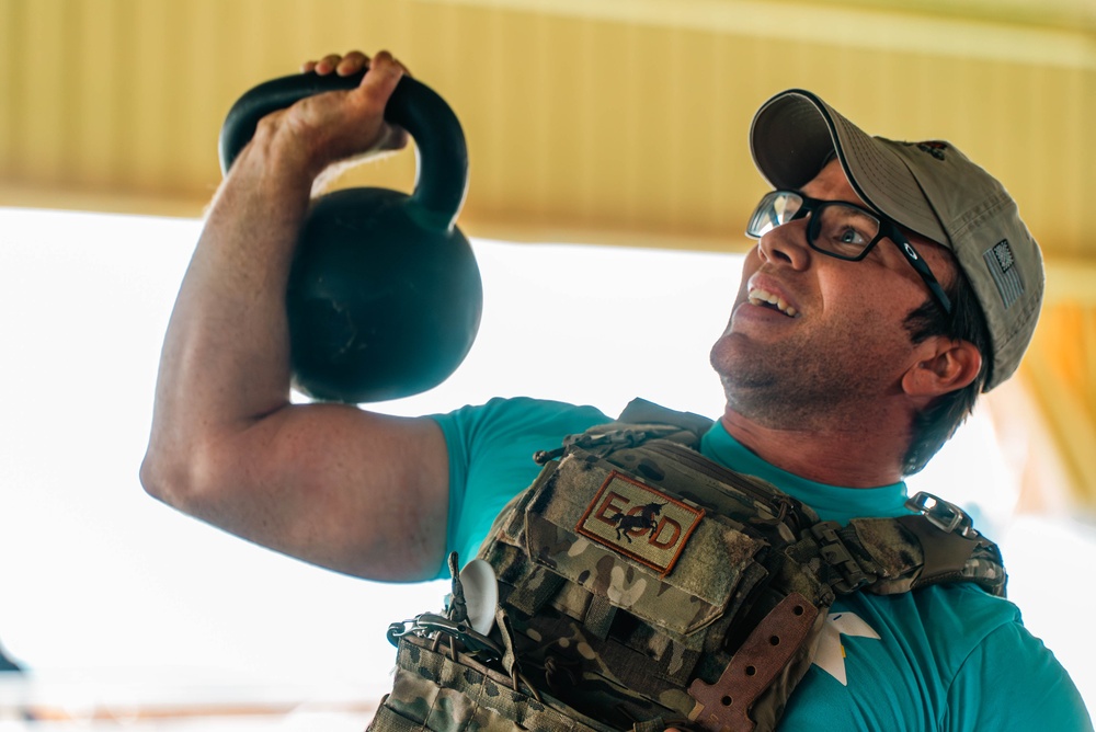 Deployed Airmen Complete Memorial Workout Challenge to Honor Fallen EOD Technicians