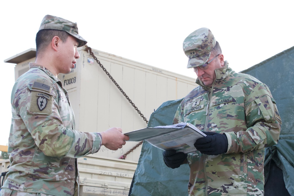 1AD CG Visits Command Teams in Germany