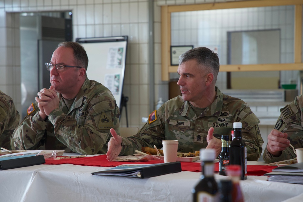 1AD CG Visits 2ABCT Command Teams in Germany