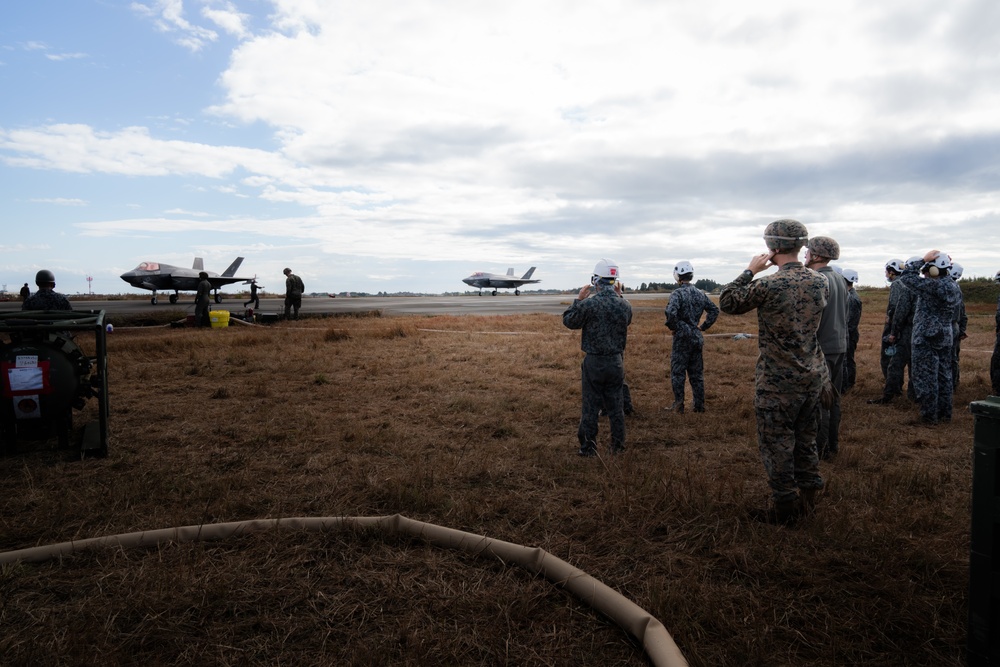 NATR: MWSS-171 conducts FARP operations at Nyutabaru Air Base, JASDF observe