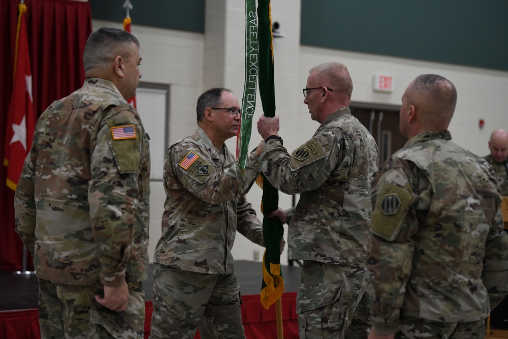CHANGE OF COMMAND AT 46TH MILITARY POLICE COMMAND, MICHIGAN NATIONAL GUARD