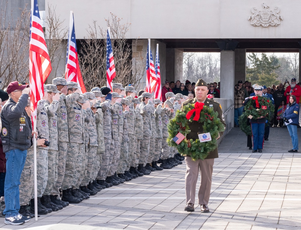 Pennsylvania National Guard leaders participate in Wreaths Across America