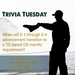 TRIVIA TUESDAY E-4 TIMELINE