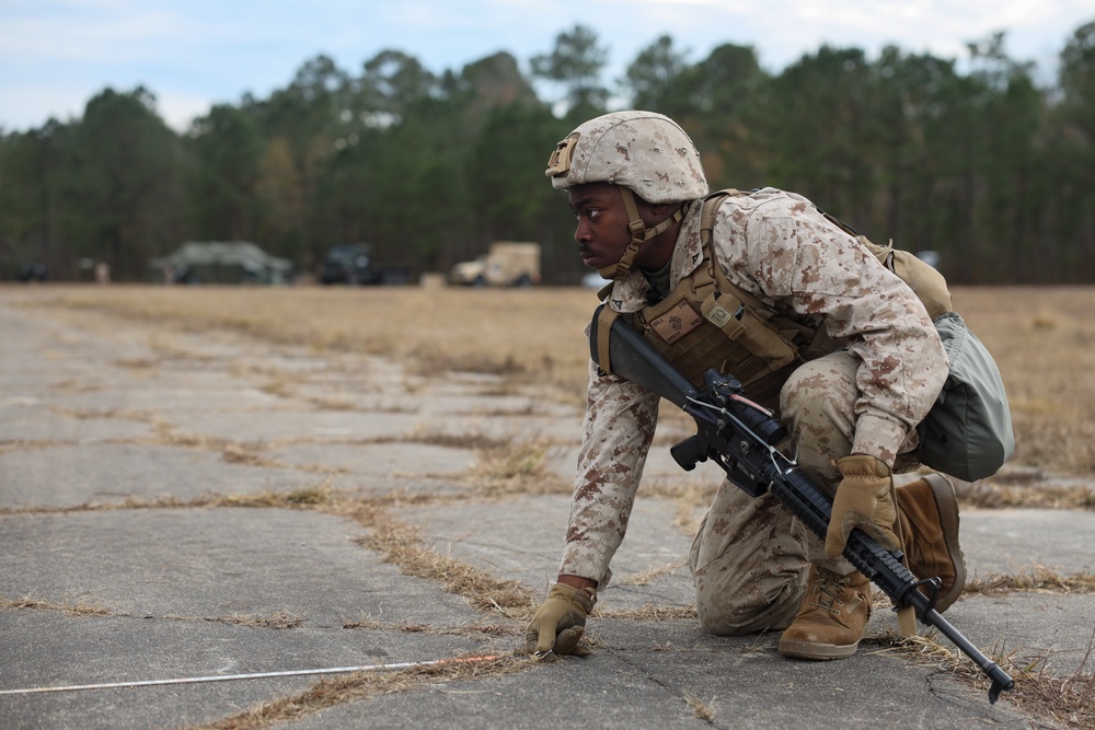 Marine Wing Support Squadron (MWSS) 272 trains during Operation Potomac Enforcer