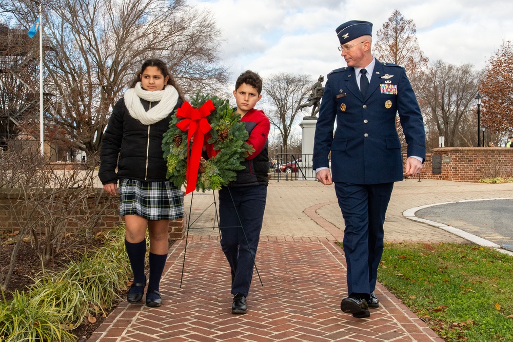 Dover AFB leadership participates in Wreaths Across America ceremony