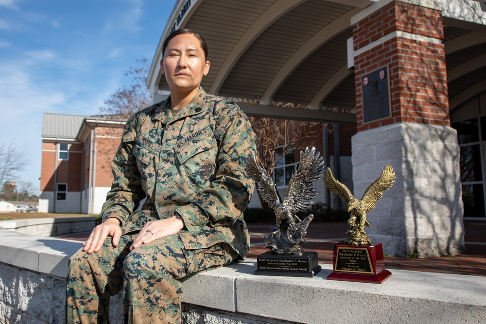 Marine from Long Island receives instructor of the year award