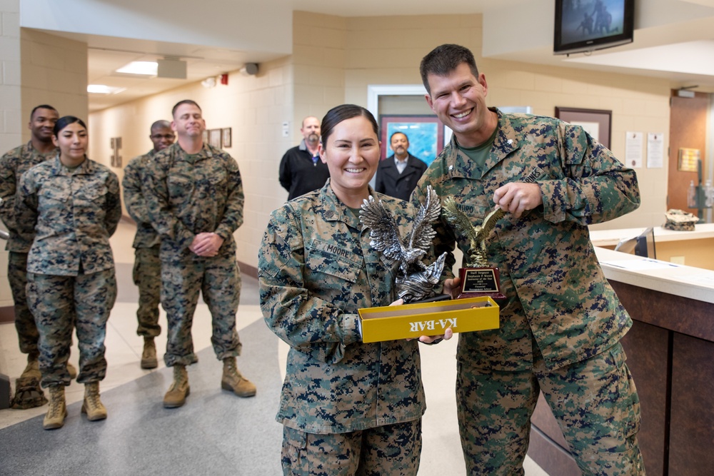 Marine from Long Island receives instructor of the year award