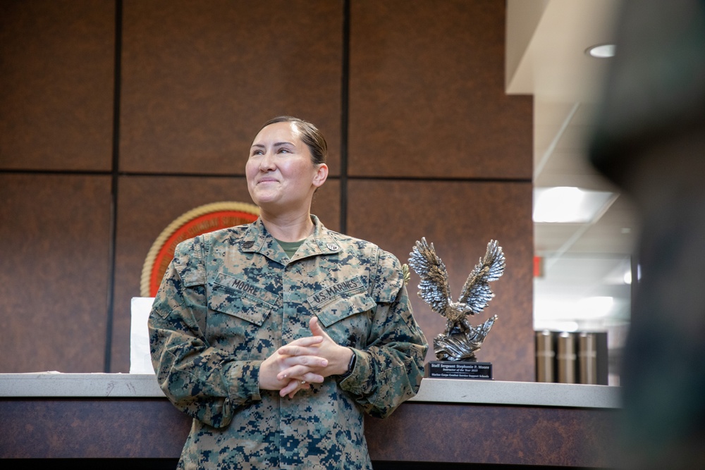 Marine from Long Island receives instructor of the year award