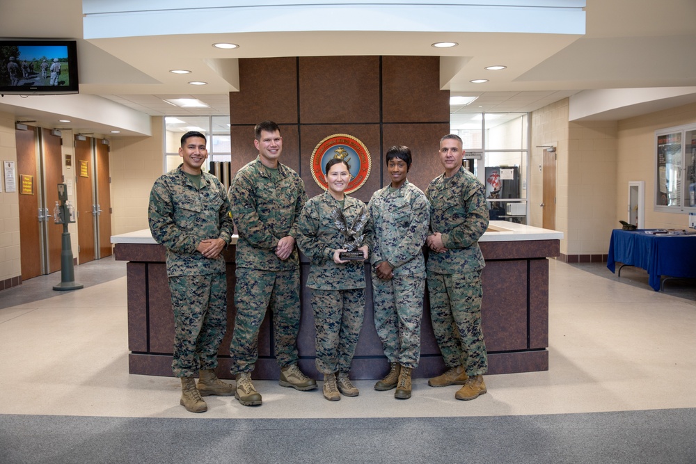 Marine from Long Island receives instructor of the year award