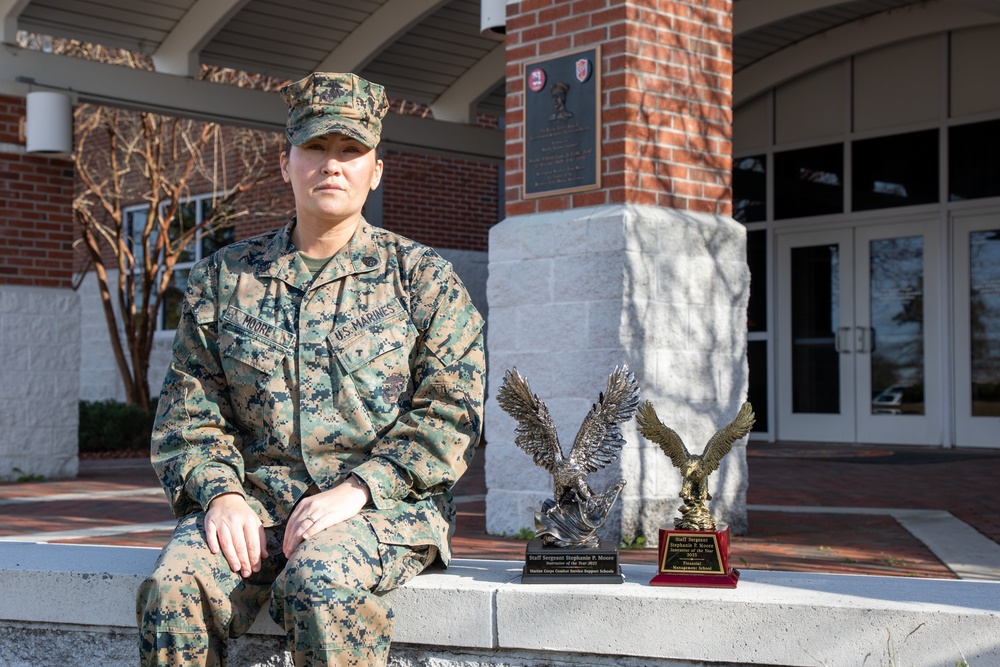 Marine from Long Island receives instructor of the year award
