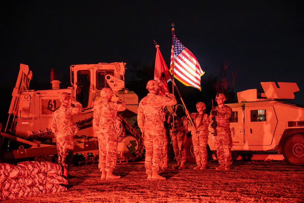 2nd Engineer Battalion’s 73rd Burning of The Colors Ceremony