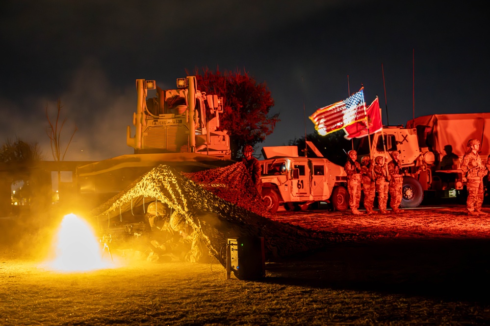 2nd Engineer Battalion’s 73rd Burning of The Colors Ceremony