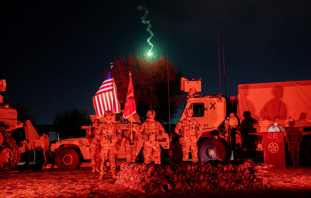 2nd Engineer Battalion’s 73rd burning of the colors ceremony