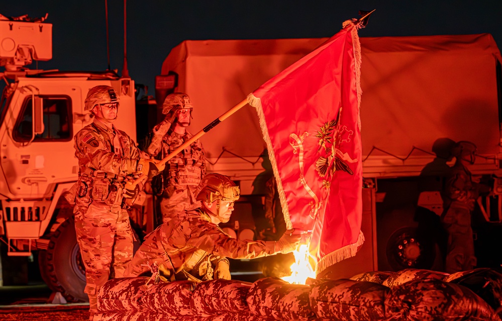 2nd Engineer Battaltion’s 73rd Burning of The Colors Ceremony