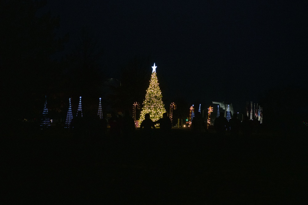Whiteman AFB Tree Lighting 2023