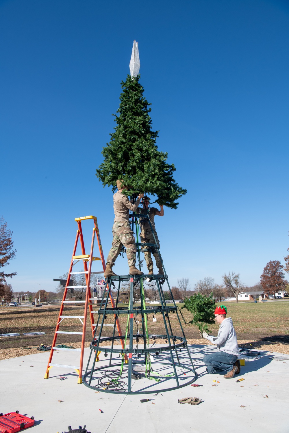 Whiteman AFB Tree Lighting 2023