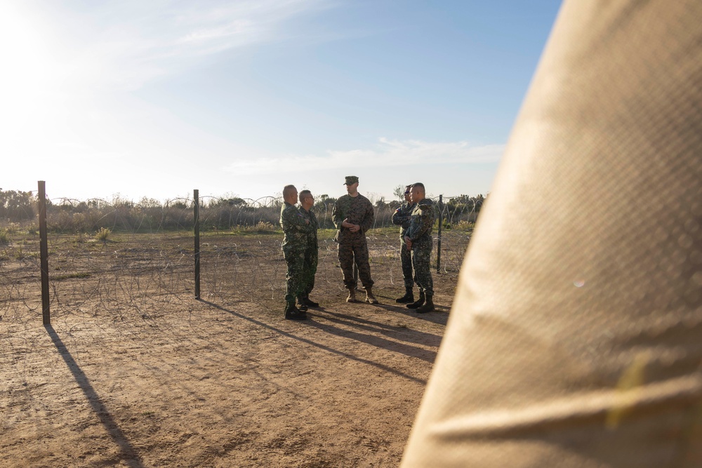 Senior Philippine Marine Corps Leadership Visit Camp Pendleton