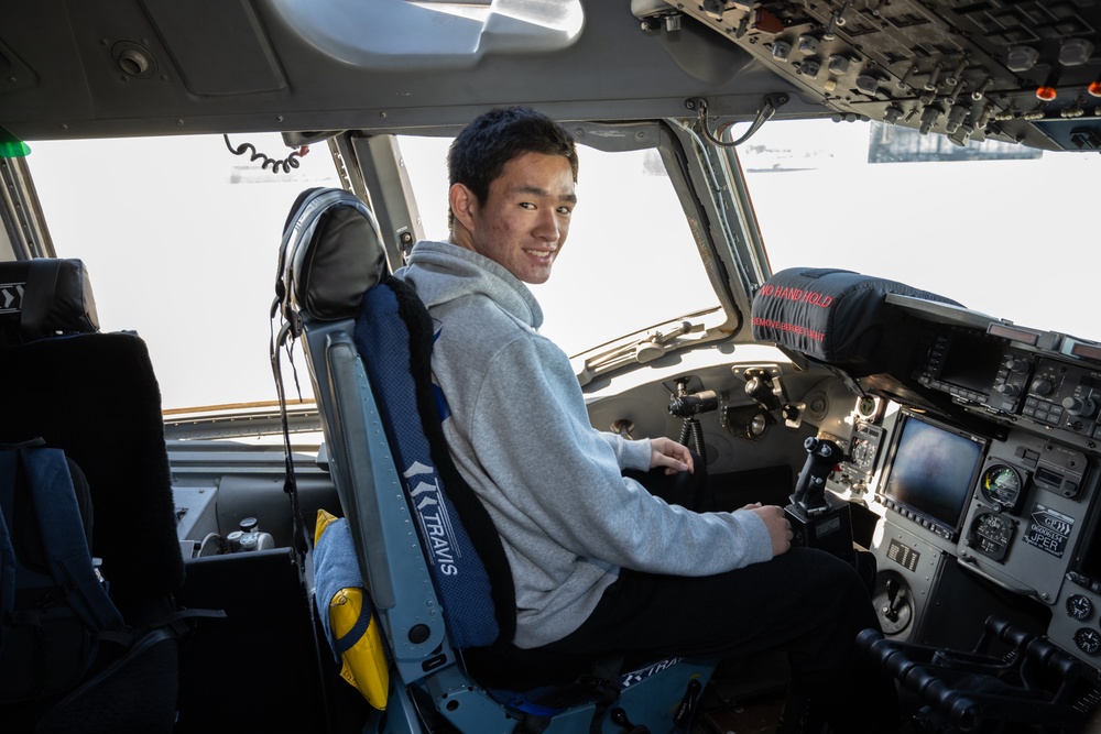 Exchange Students Tour Travis Air Force Base