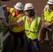 USACE personnel and contractors provide updates and tour of temporary school to Rep. Jill Tokuda