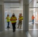 USACE personnel and contractors provide updates and tour of temporary school to Rep. Jill Tokuda