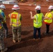 USACE personnel and contractors provide updates and tour of temporary school to Rep. Jill Tokuda