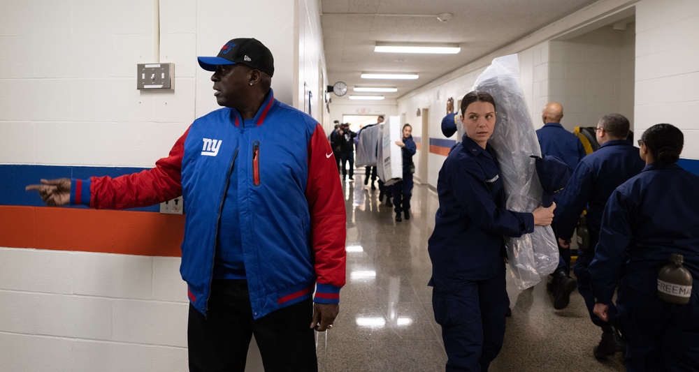 OJ Anderson Visits Coast Guard Academy