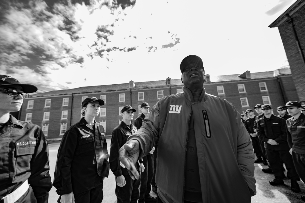 OJ Anderson Visits Coast Guard Academy