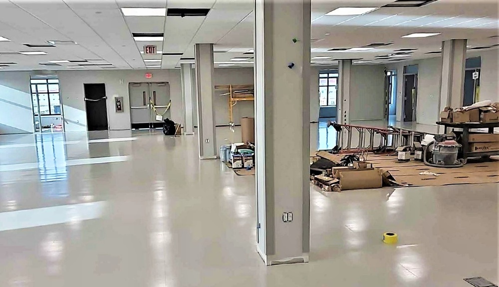 Fort McCoy’s brigade headquarters construction project now 94 percent complete as Christmas 2023 draws near; work continues