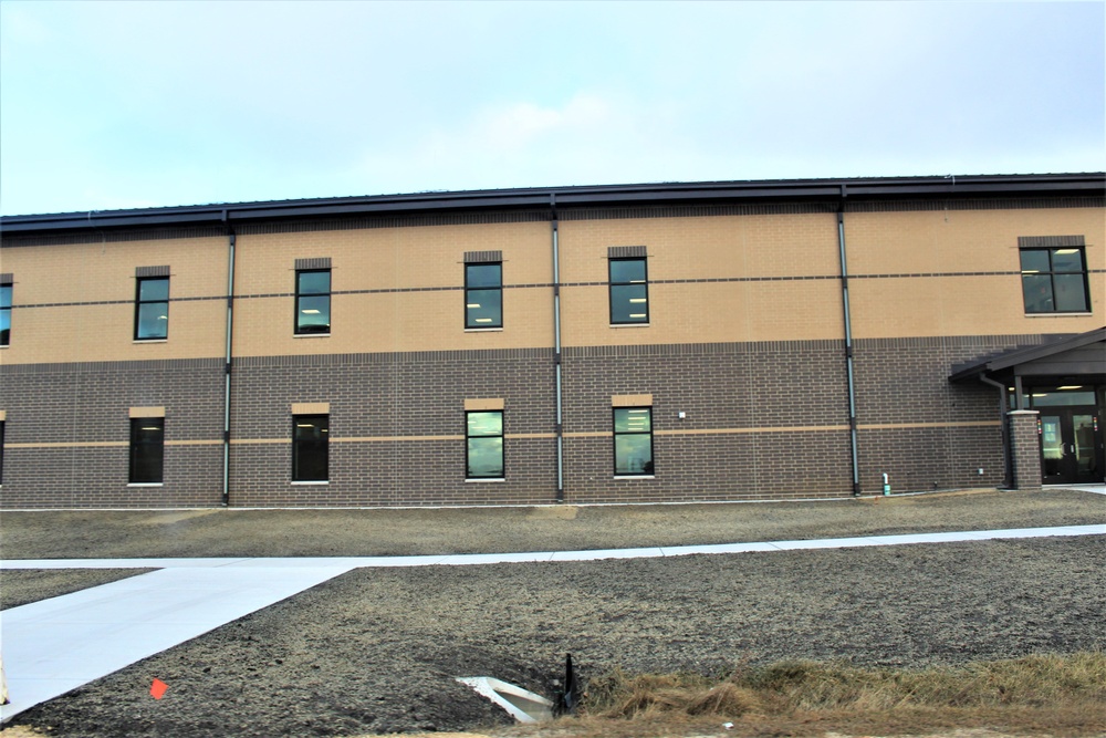 Fort McCoy’s brigade headquarters construction project now 94 percent complete as Christmas 2023 draws near; work continues