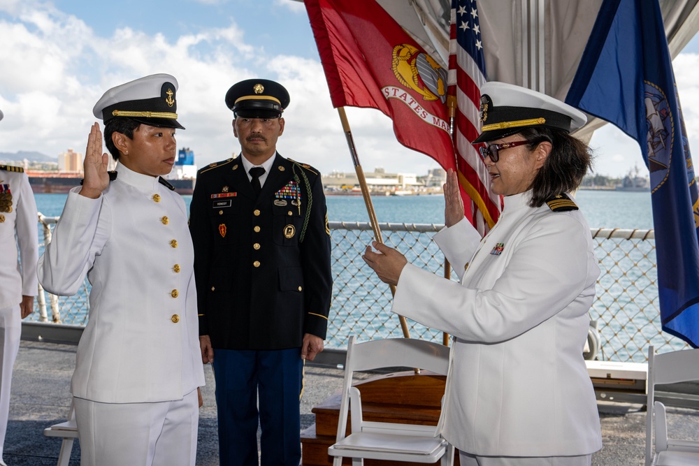 University of Hawaii Celebrates First Commissioning of Midshipman