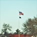 American Flag and Fort McCoy