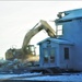 Continued building demolition in Fort McCoy’s 1600 block makes way for more transformation by construction