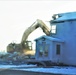 Continued building demolition in Fort McCoy’s 1600 block makes way for more transformation by construction