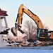 Continued building demolition in Fort McCoy’s 1600 block makes way for more transformation by construction