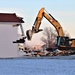 Continued building demolition in Fort McCoy’s 1600 block makes way for more transformation by construction