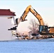 Continued building demolition in Fort McCoy’s 1600 block makes way for more transformation by construction