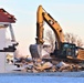 Continued building demolition in Fort McCoy’s 1600 block makes way for more transformation by construction