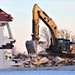 Continued building demolition in Fort McCoy’s 1600 block makes way for more transformation by construction