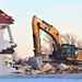 Continued building demolition in Fort McCoy’s 1600 block makes way for more transformation by construction