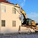 Continued building demolition in Fort McCoy’s 1600 block makes way for more transformation by construction