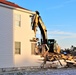 Continued building demolition in Fort McCoy’s 1600 block makes way for more transformation by construction