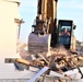 Continued building demolition in Fort McCoy’s 1600 block makes way for more transformation by construction