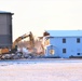 Continued building demolition in Fort McCoy’s 1600 block makes way for more transformation by construction