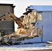 Continued building demolition in Fort McCoy’s 1600 block makes way for more transformation by construction